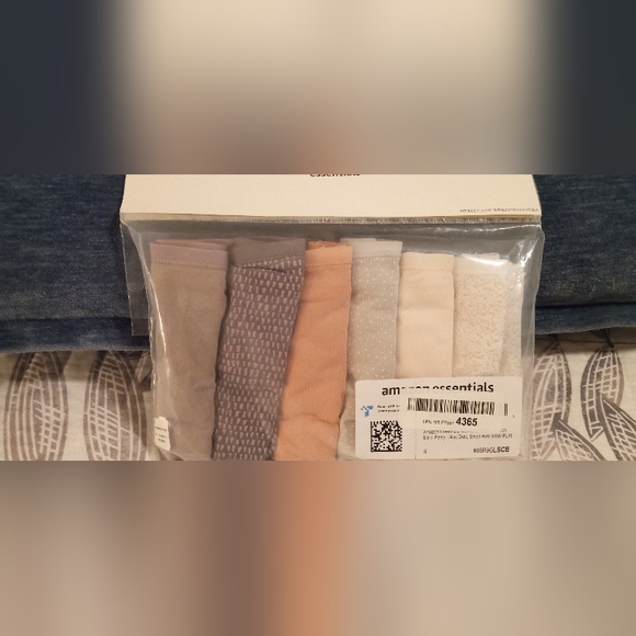 NWT Amazon Essentials Cotton Stretch Bikini Panty 6-Pack - Picture 8 of 8